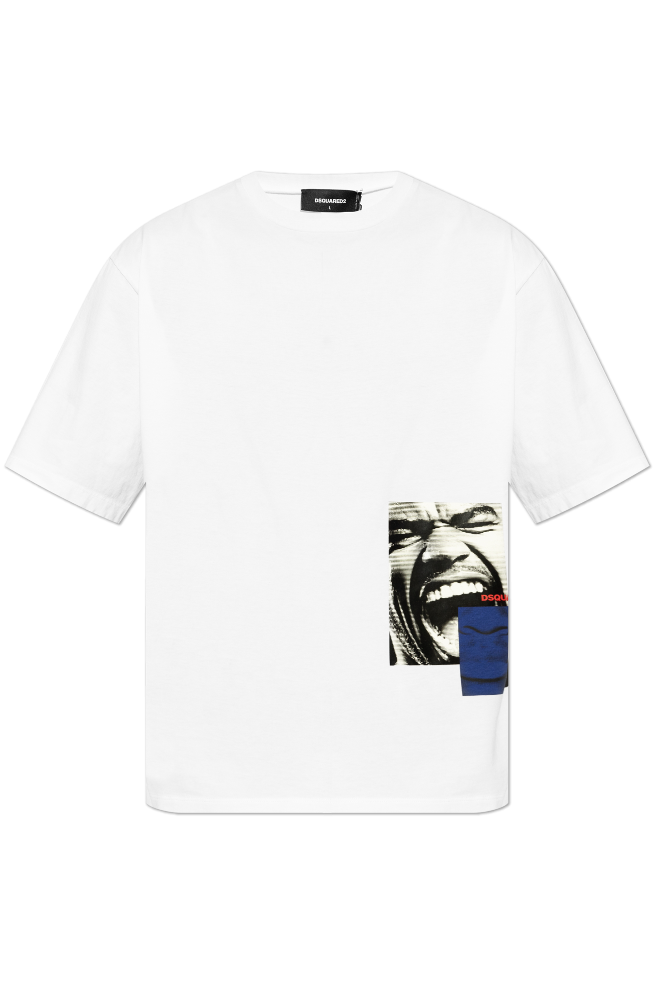 White T-shirt with print Dsquared2 - Vitkac AS